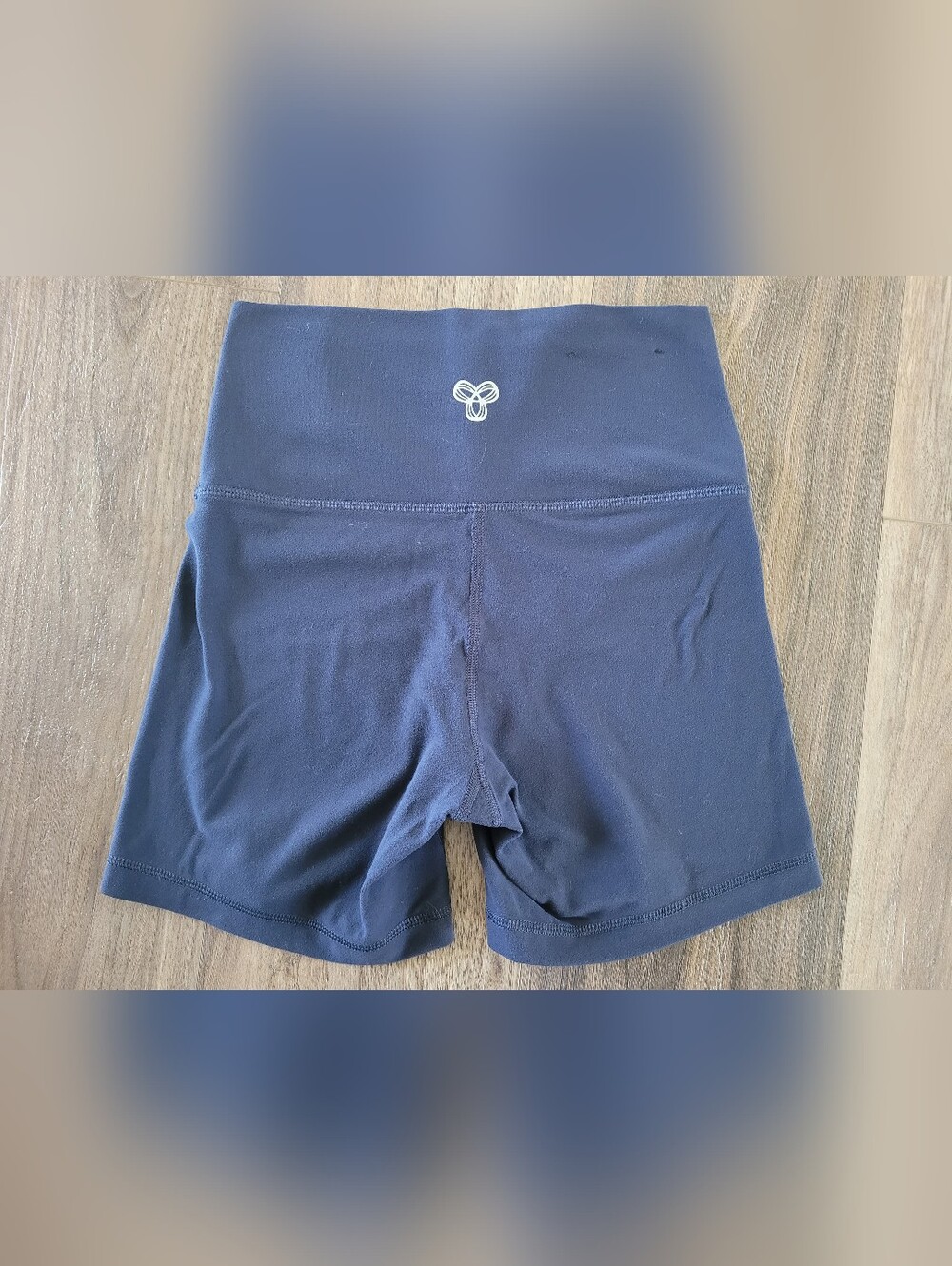 Navy TNA Biker Shorts